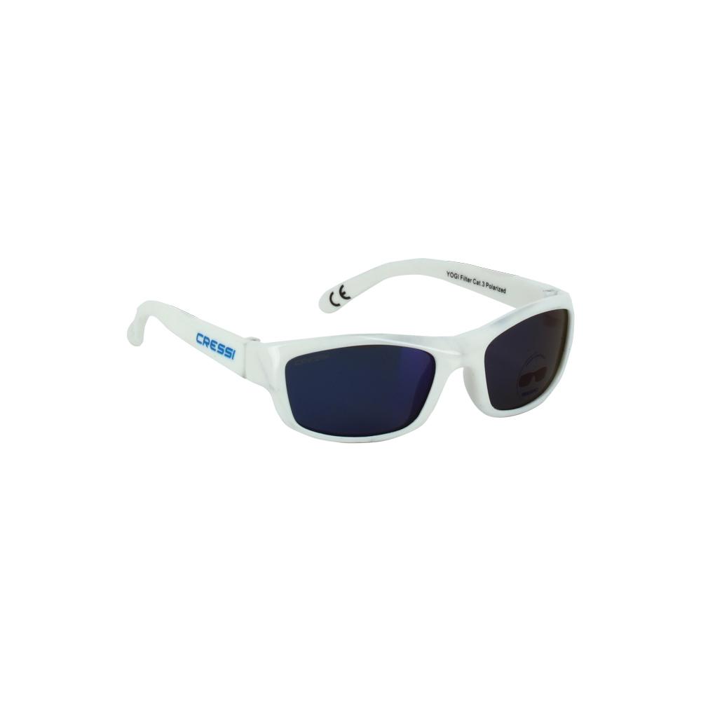 cressi yogi polarized sunglasses junior blanc blue