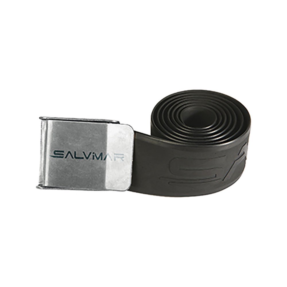 salvimar elastic weight belt pro stainless steel buckle noir