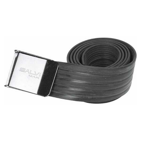 salvimar elastic weight belt eco stainless steel buckle noir