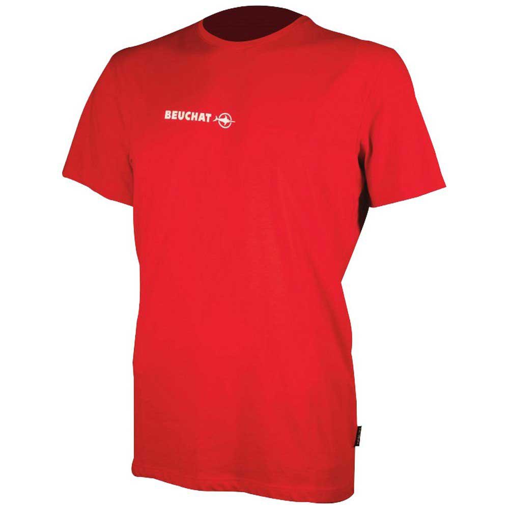 beuchat waterwear short sleeve t-shirt rouge s homme