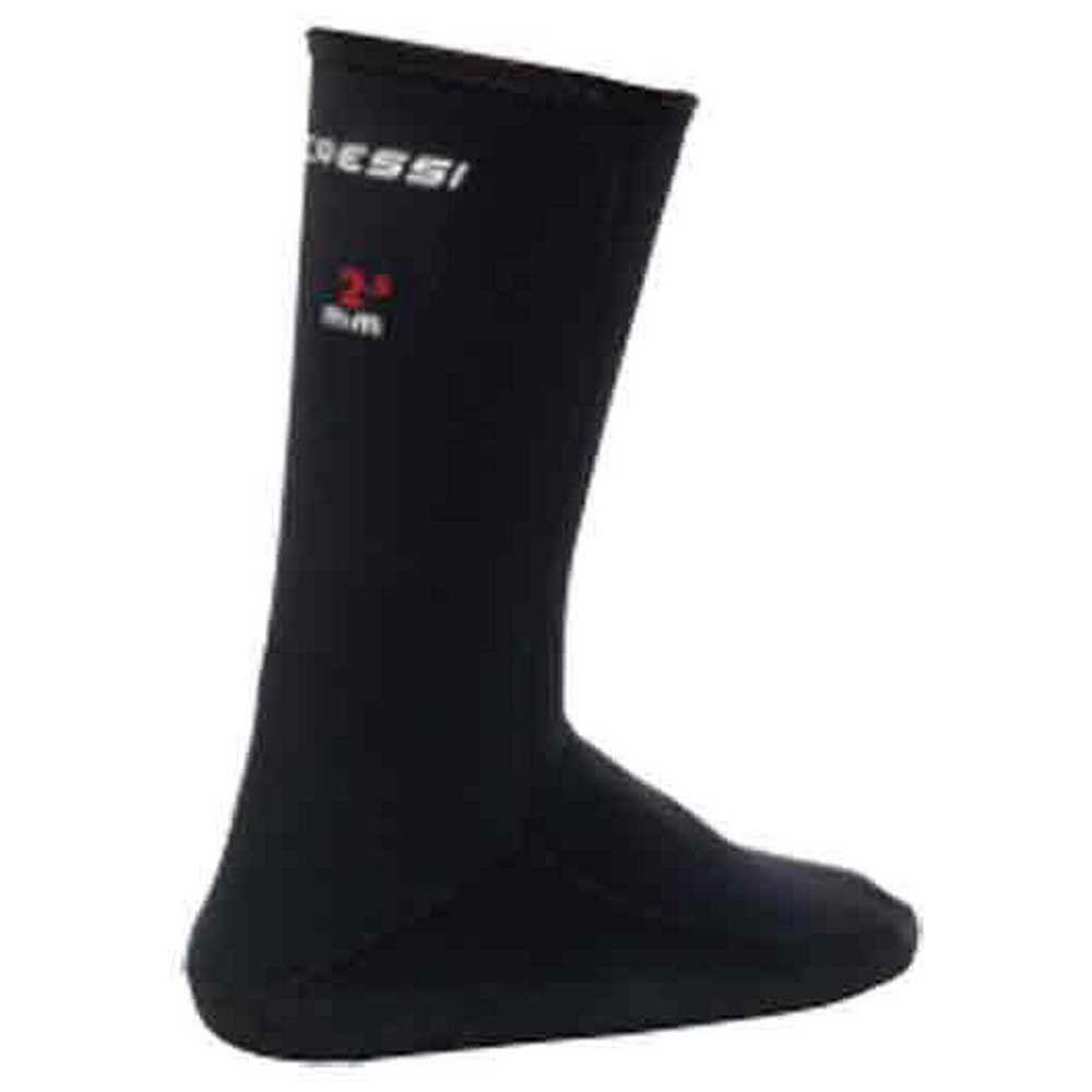 cressi blacklite socks 2.5 mm noir eu 41-43