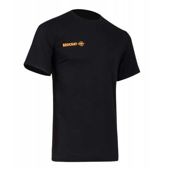 beuchat 90 years collection short sleeve t-shirt noir s homme