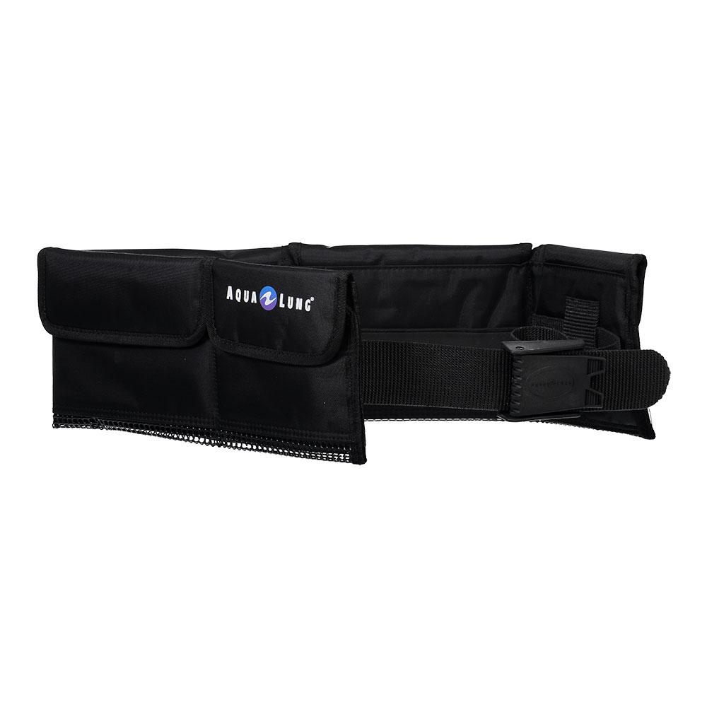 aqualung soft pocket weight belt noir s