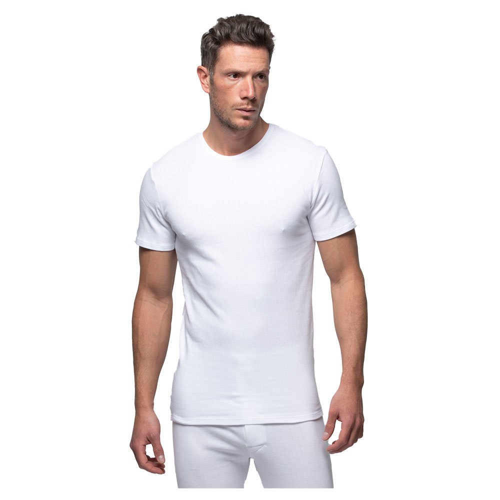 abanderado 0206 short sleeve base layer blanc 52 homme