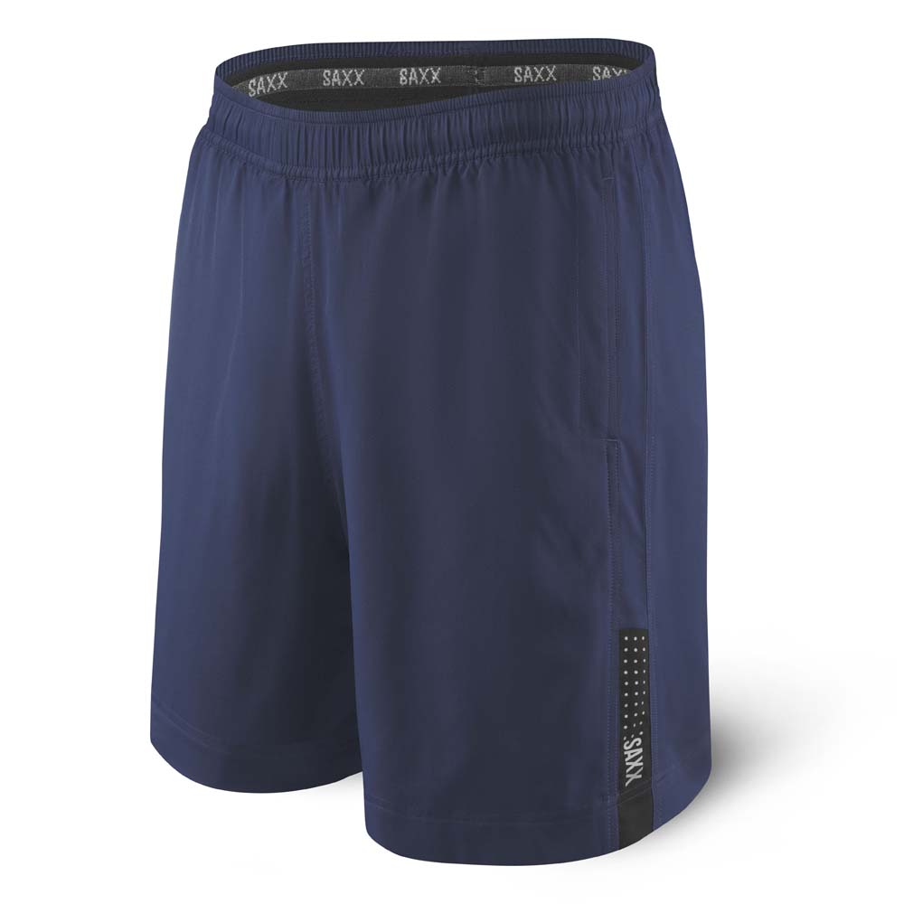 saxx underwear kinetic 2n1 run long shorts bleu s homme