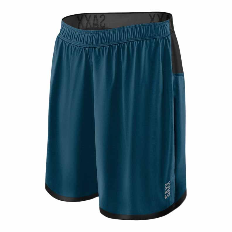 saxx underwear pilot 2n1 shorts bleu xs homme