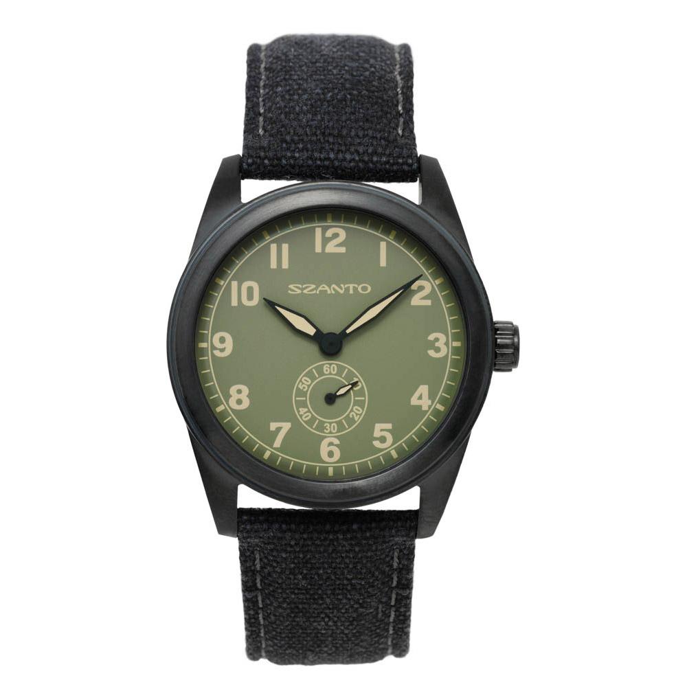 szanto 1005 classic military field watch noir