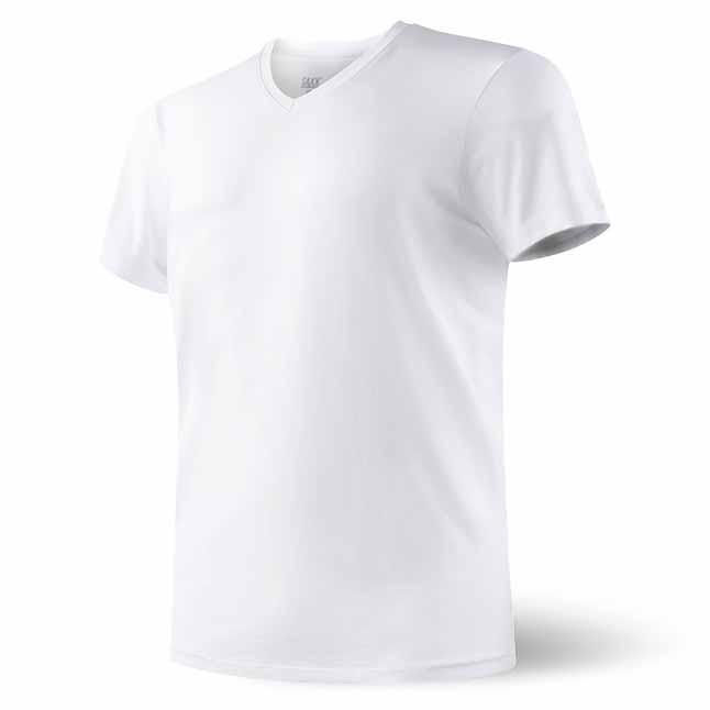saxx underwear undercover v neck t-shirt blanc s homme