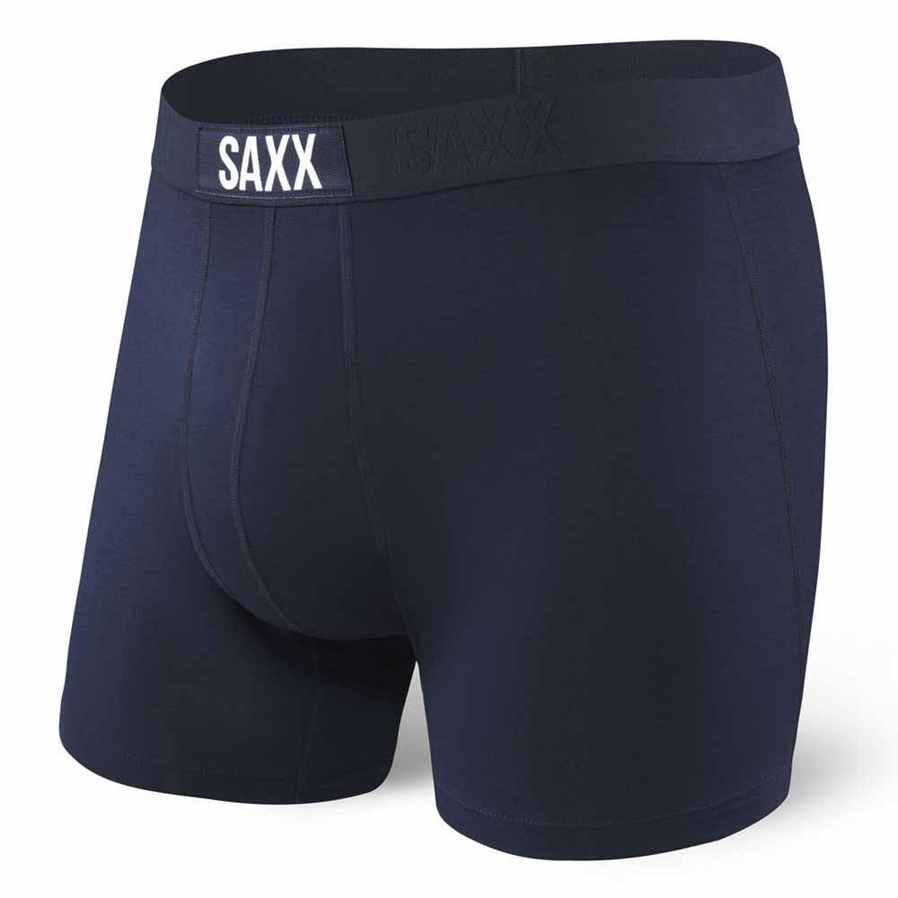 saxx underwear vibe boxer bleu xs homme