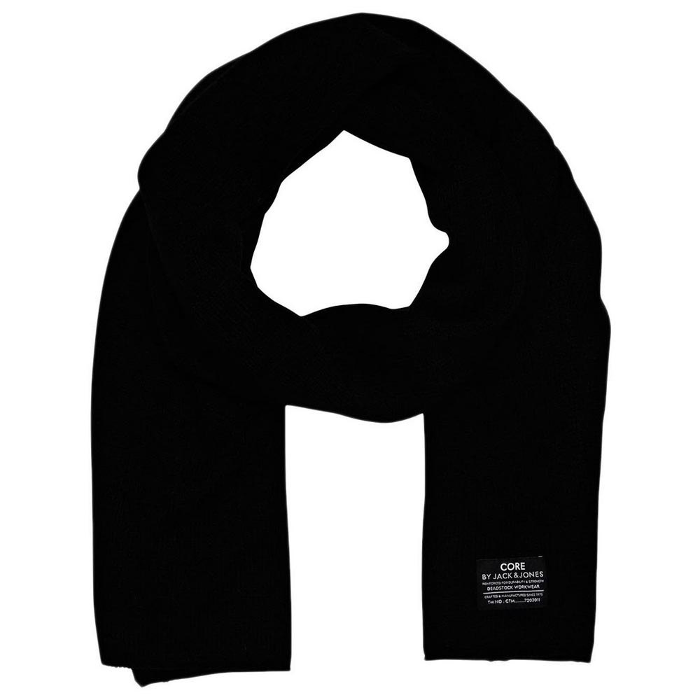 jack & jones knitted scarf noir  homme