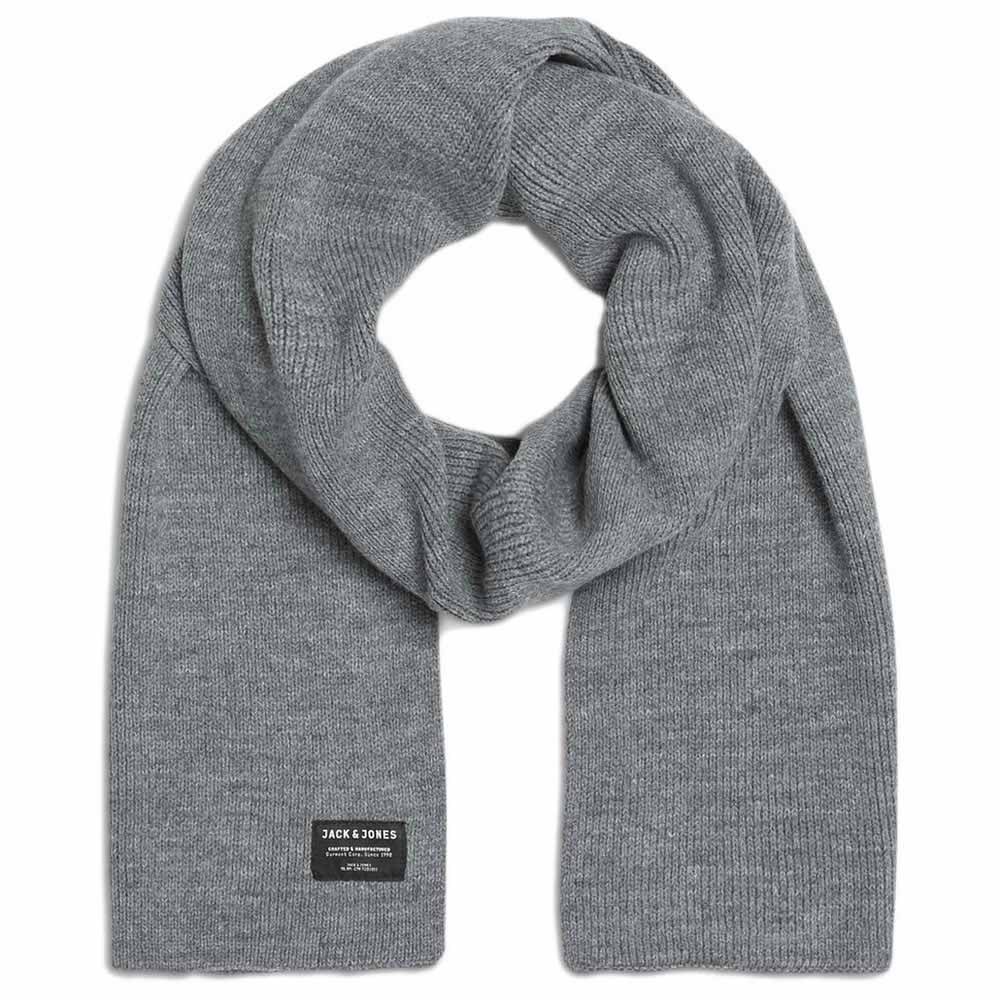 jack & jones knitted scarf gris  homme