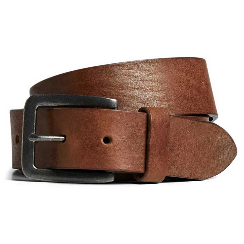 jack & jones victor leather belt marron 105 cm homme