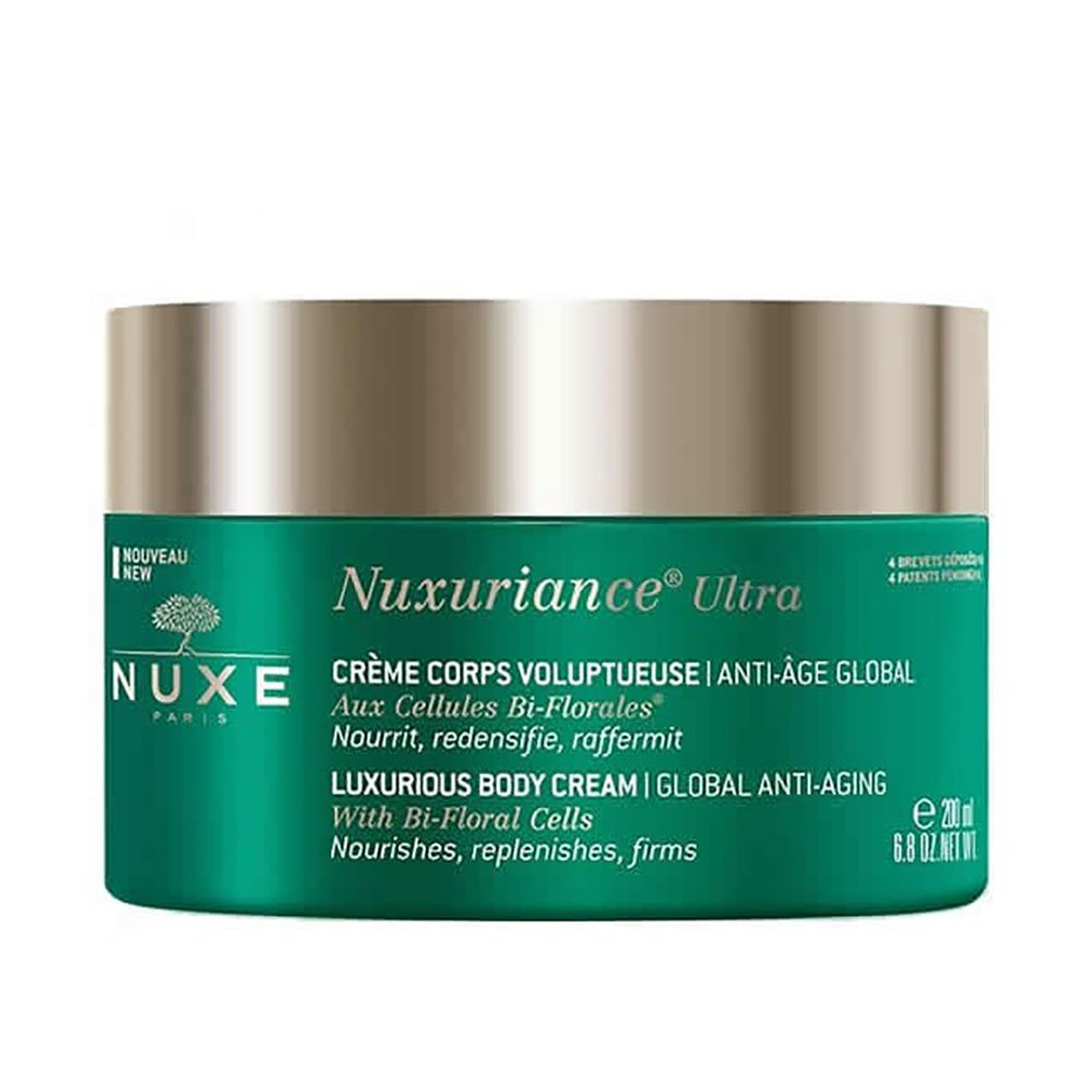 nuxe nuxuriance ultra luxurious body cream 200ml vert