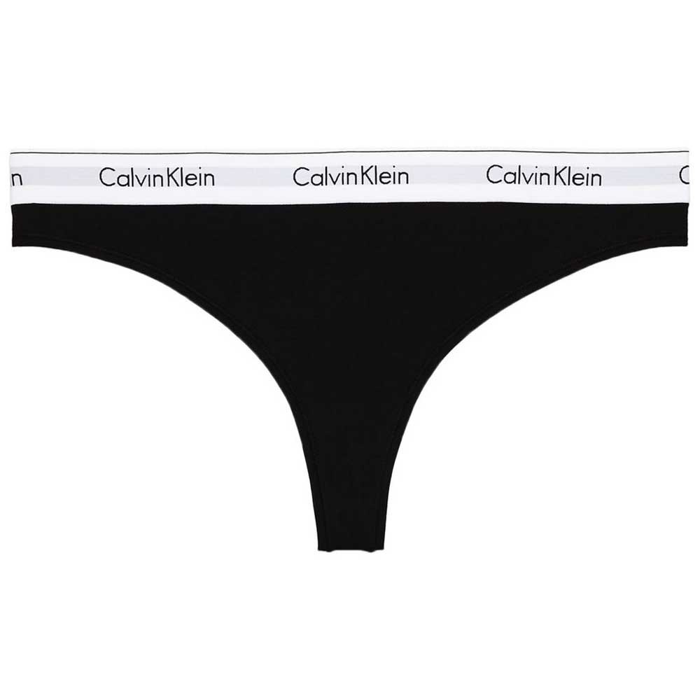 calvin klein underwear modern thong noir 2xl femme