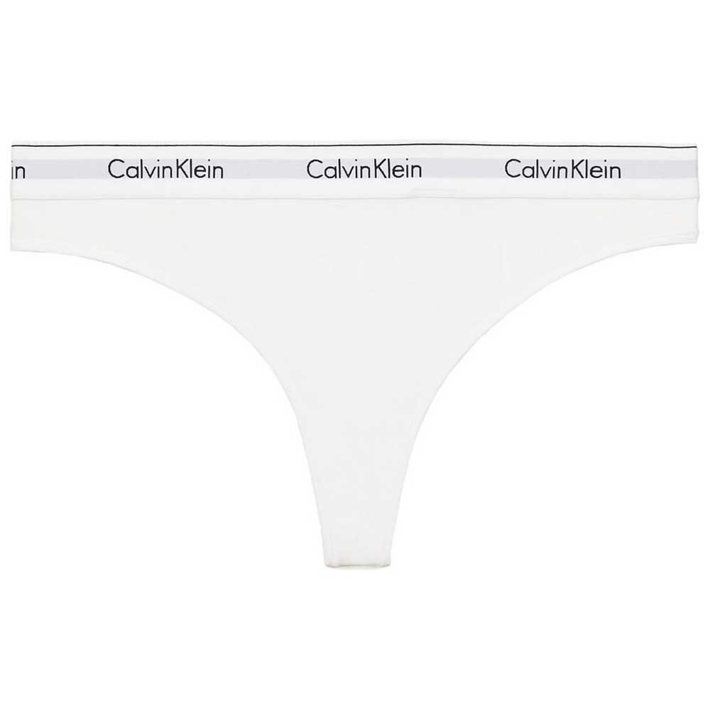 calvin klein underwear modern thong blanc xl femme