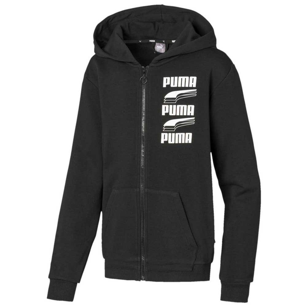 puma rebel bold tr jacket noir 9-10 years garçon