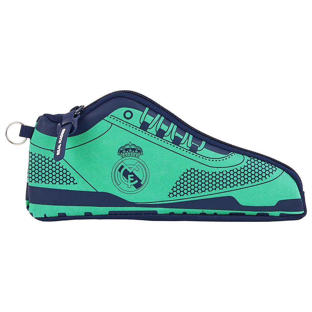 safta real madrid third 19/20 sneaker shaped pencil case vert,bleu  homme
