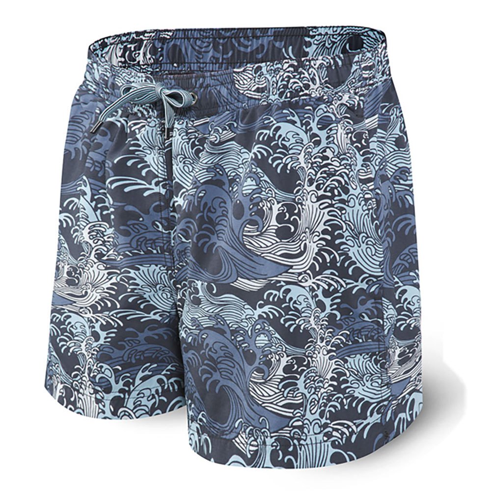 saxx underwear cannonball 2 in 1 5´´ swimming shorts bleu s homme