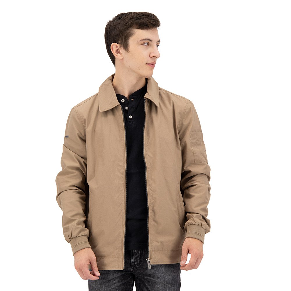 superdry collared jacket marron s homme