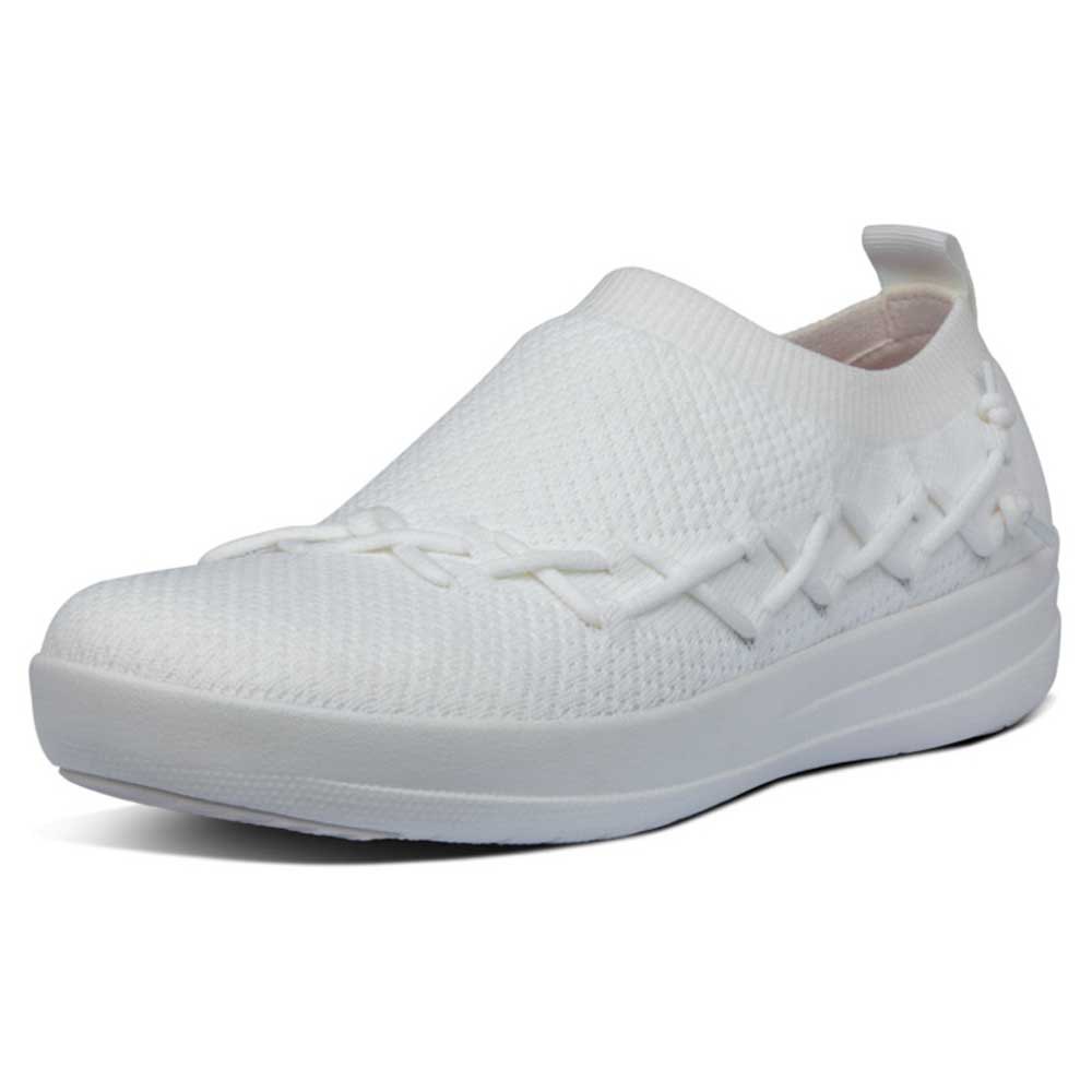 fitflop corsetted slip-on shoes blanc eu 36 femme