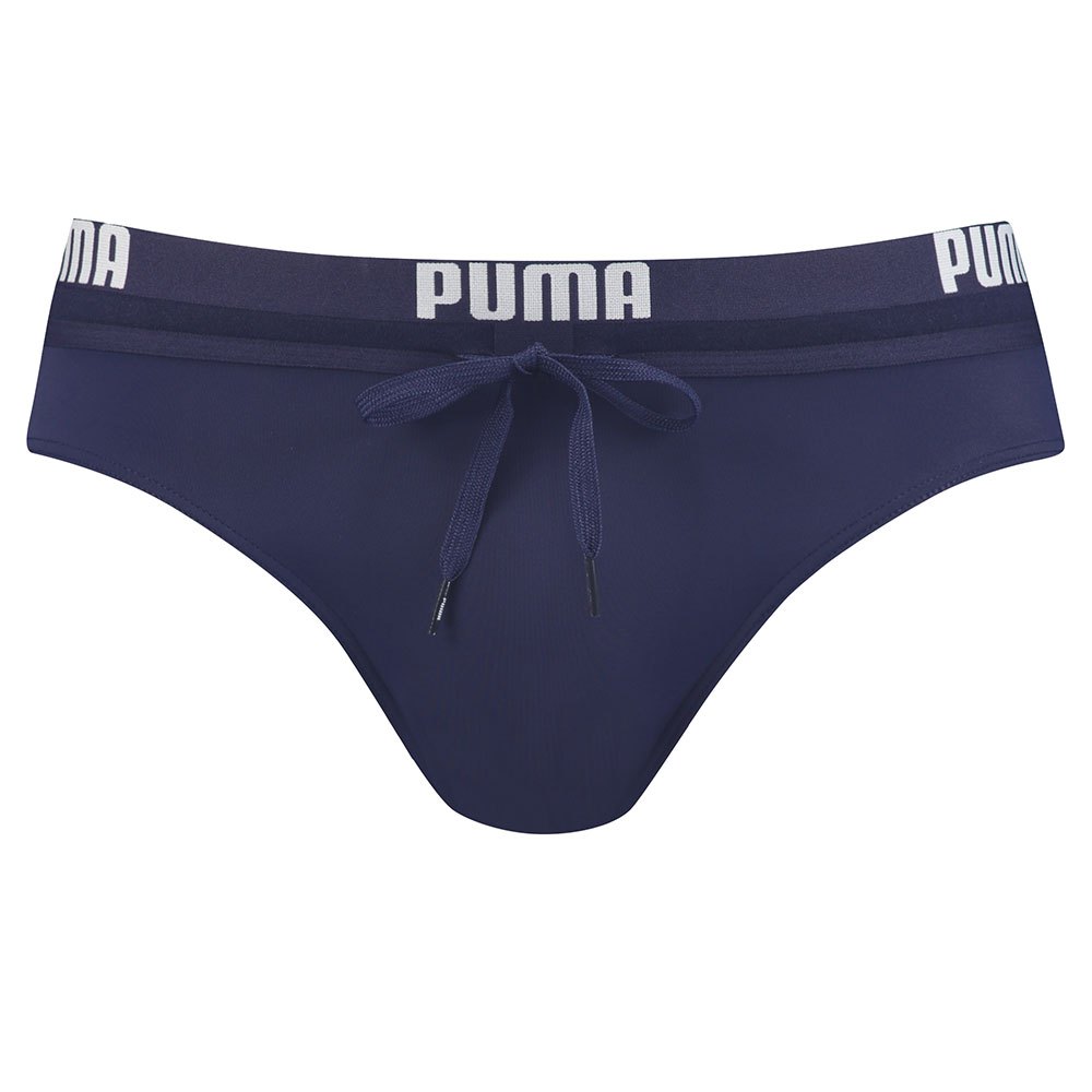 puma logo swimming brief bleu xs homme