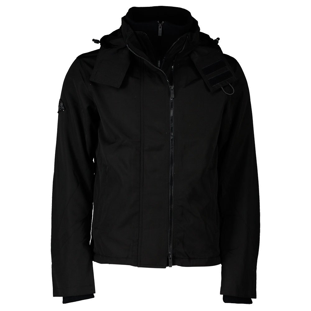 superdry ottoman arctic windbreaker jacket noir xs homme