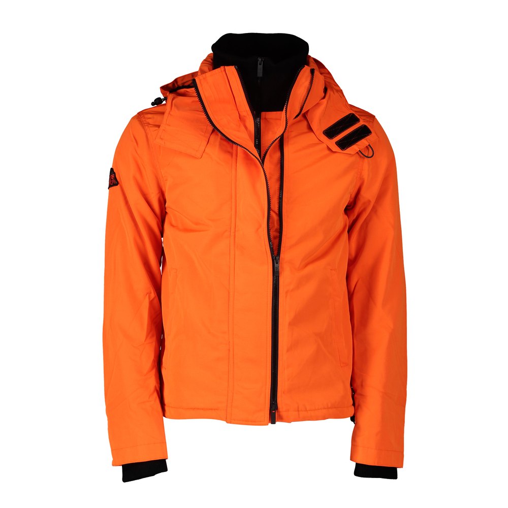 superdry ottoman arctic windbreaker jacket orange m homme