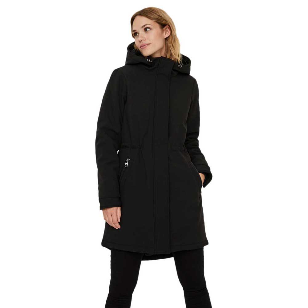 vero moda cleanmila 3/4 jacket noir s femme