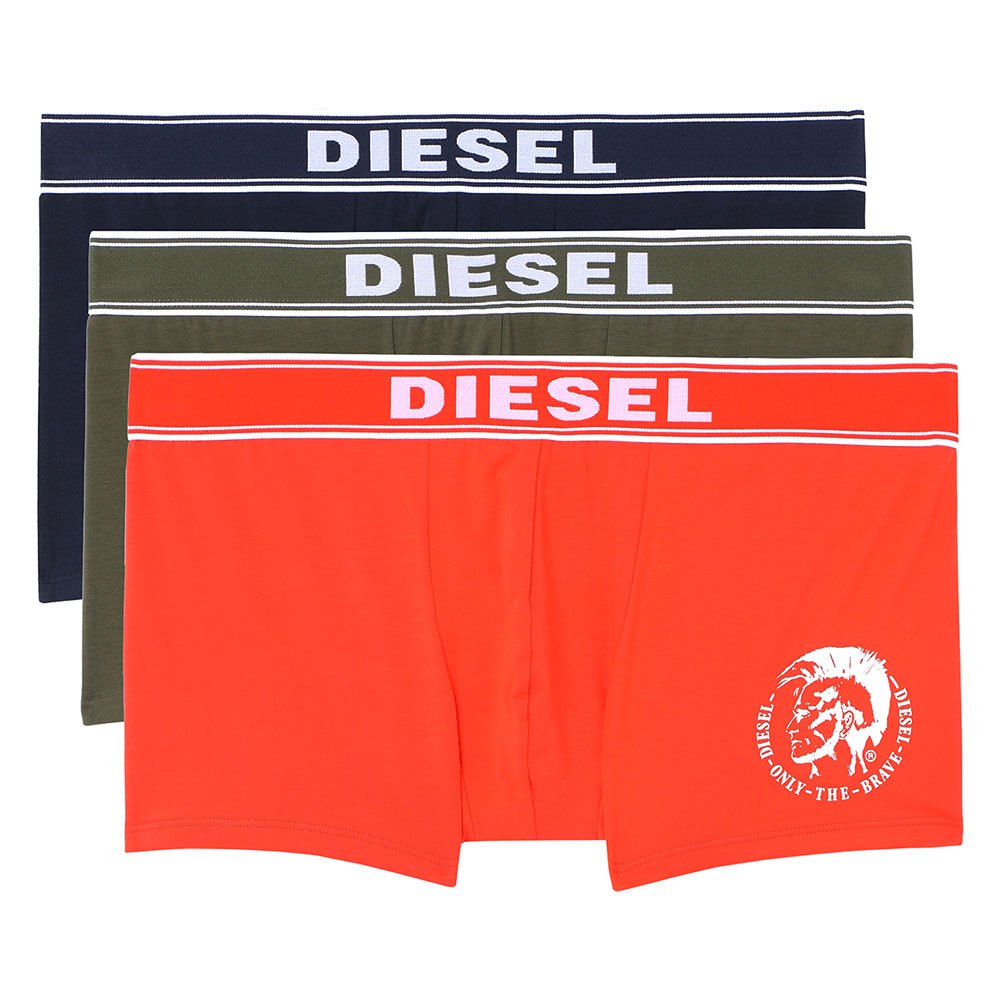 diesel umbx shawn slip 3 units vert,orange,bleu 2xl homme