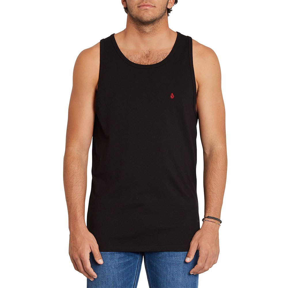 volcom stone blanks basic sleeveless t-shirt noir xs homme