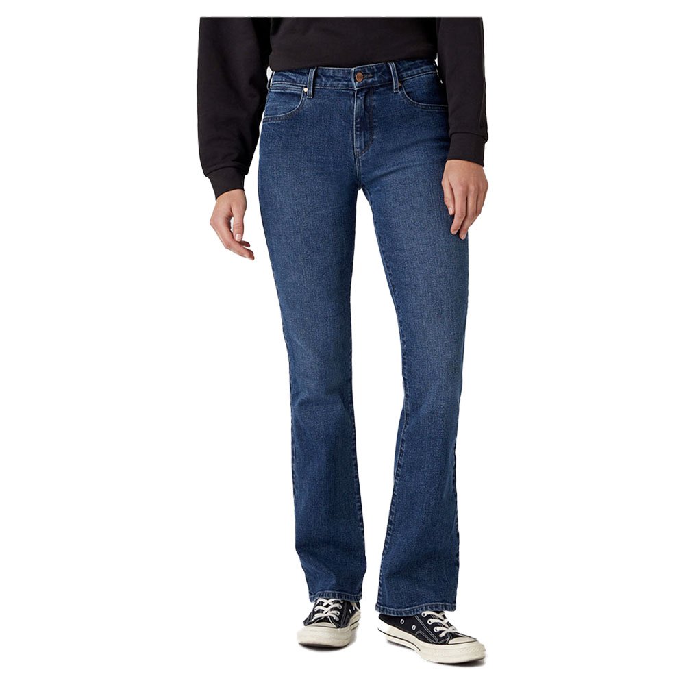 wrangler bootcut jeans bleu 28 / 32 femme
