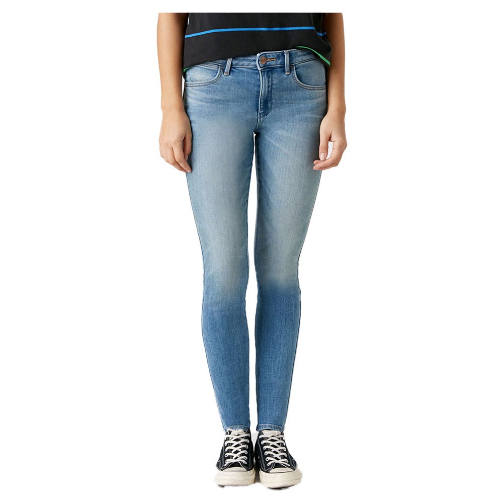 wrangler skinny jeans bleu 30 / 32 femme
