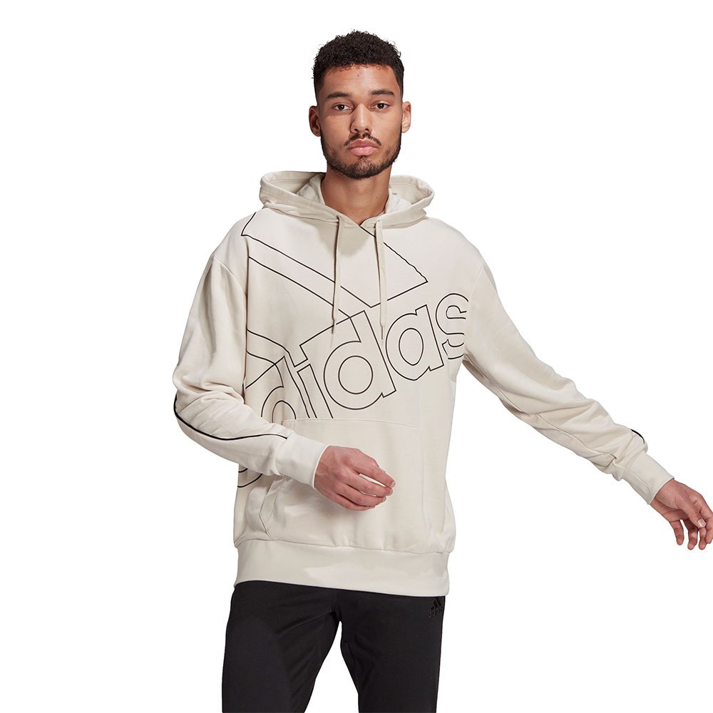 adidas giant logo hoodie gris m / regular homme