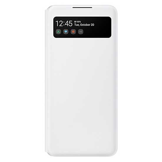 samsung s view cover a42 blanc
