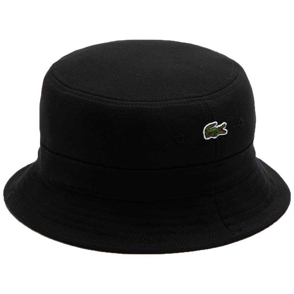 lacoste organic cotton bob hat noir s homme