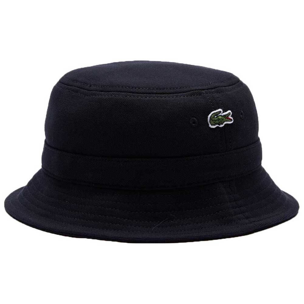 lacoste organic cotton bob hat noir l homme