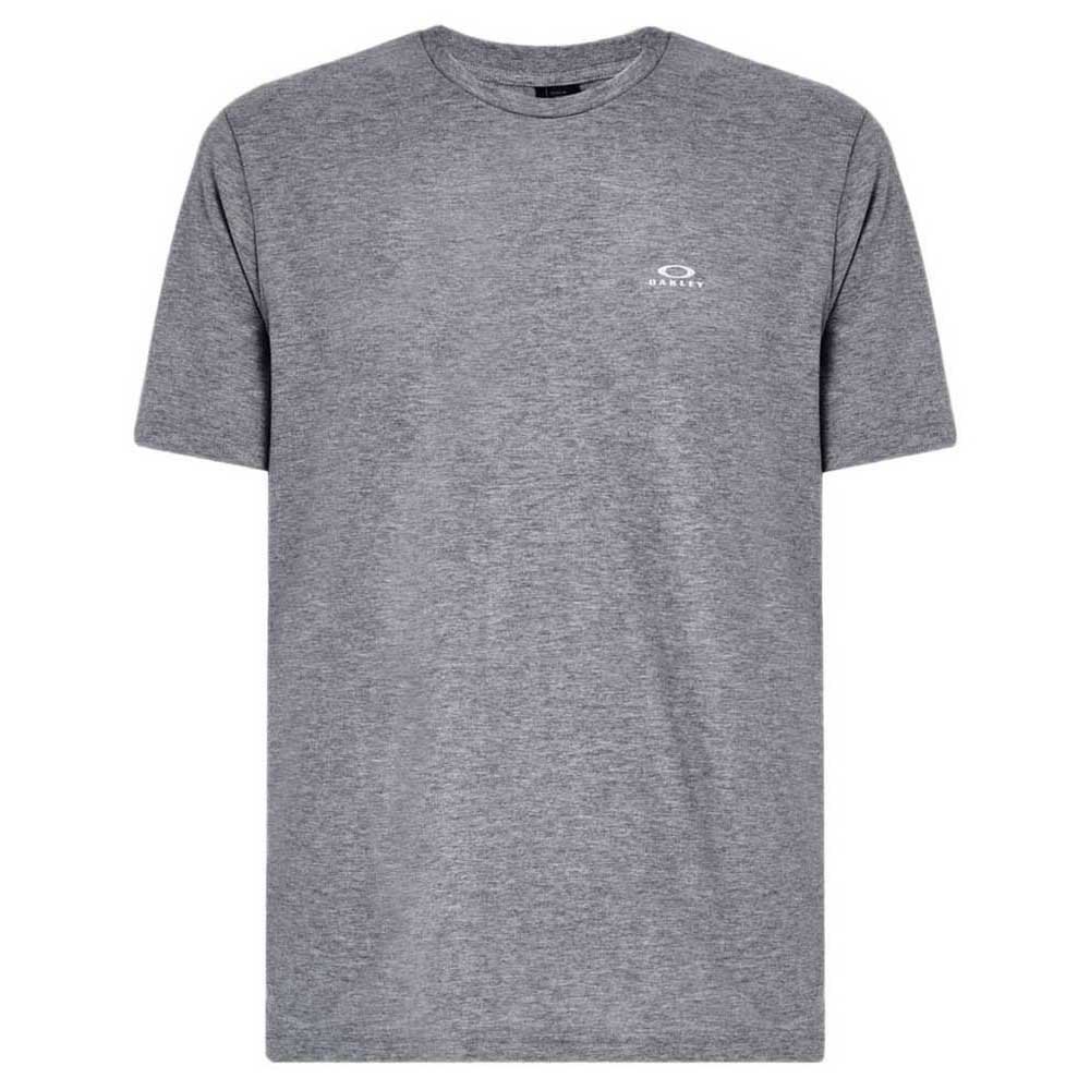 oakley apparel relaxed fit short sleeve t-shirt gris s homme