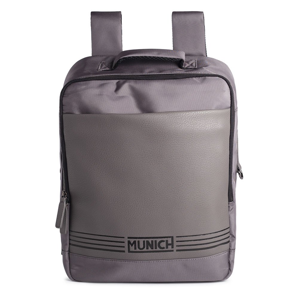 munich square city backpack gris