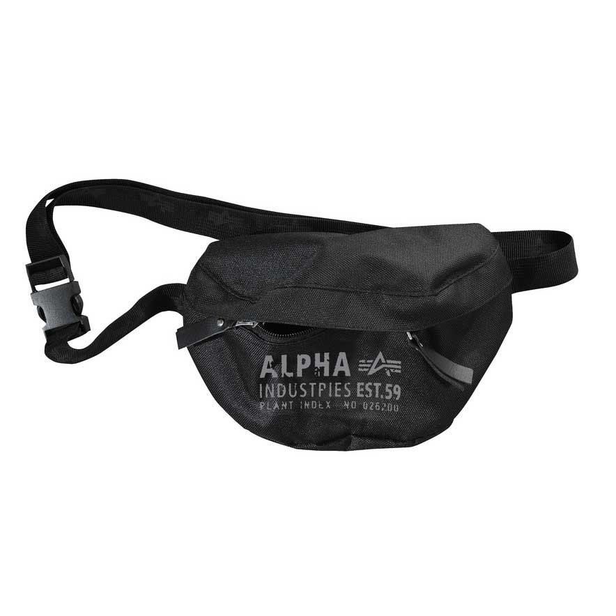 alpha industries cargo oxford waist pack noir