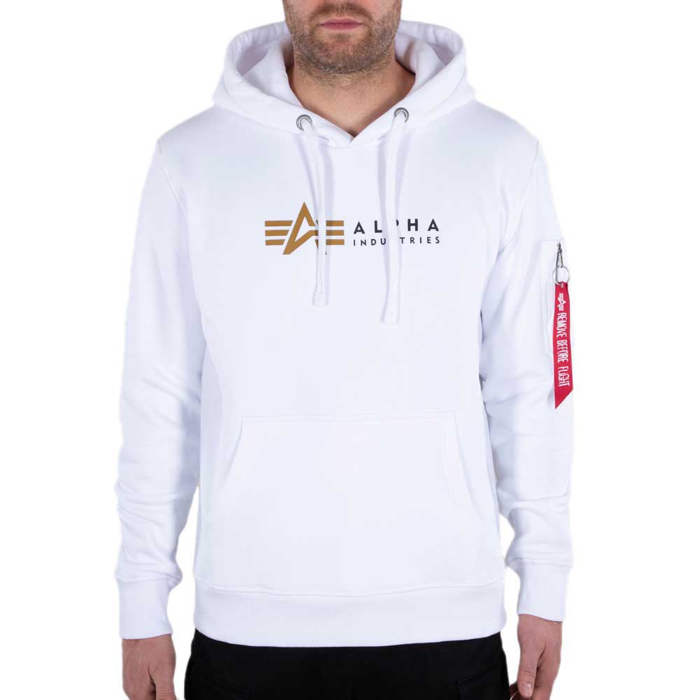 alpha industries label sweater blanc 2xl homme
