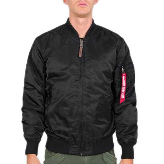 alpha industries ma-1 vf 59 long jacket noir s homme