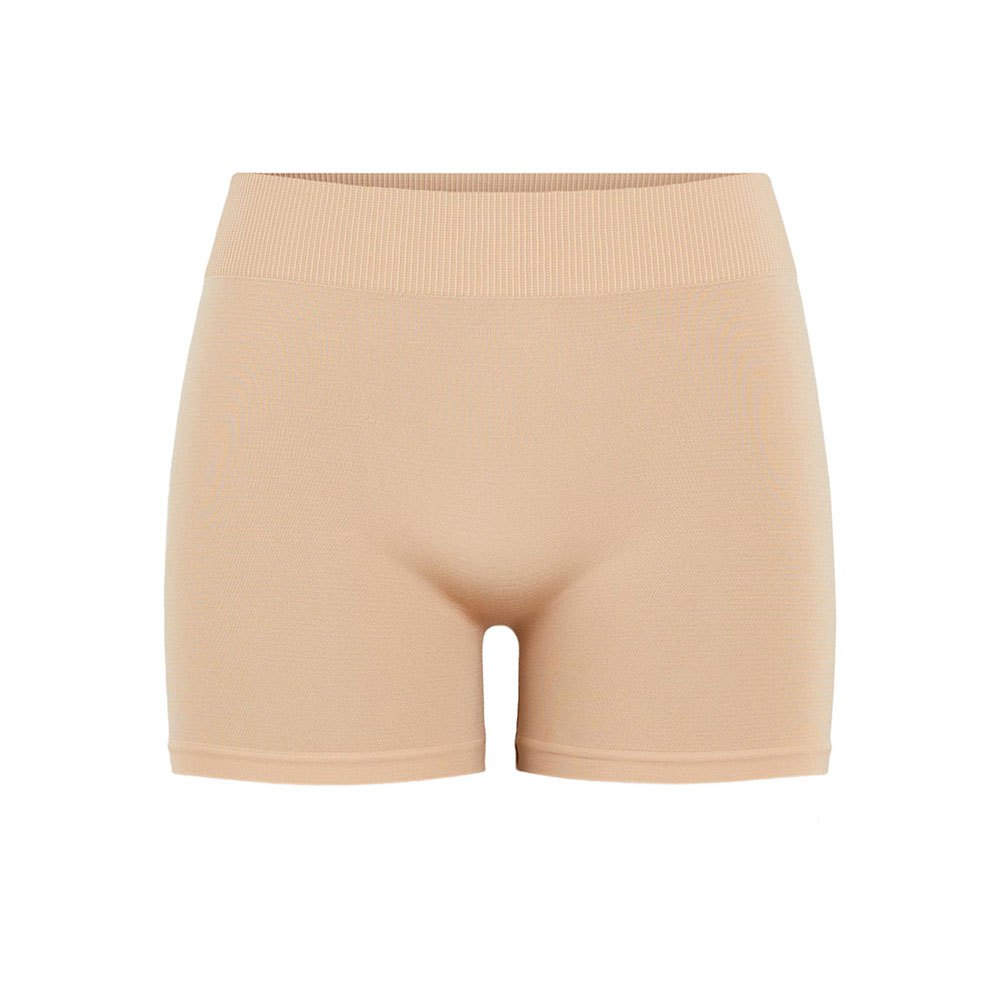 pieces london mini short leggings beige l-xl femme