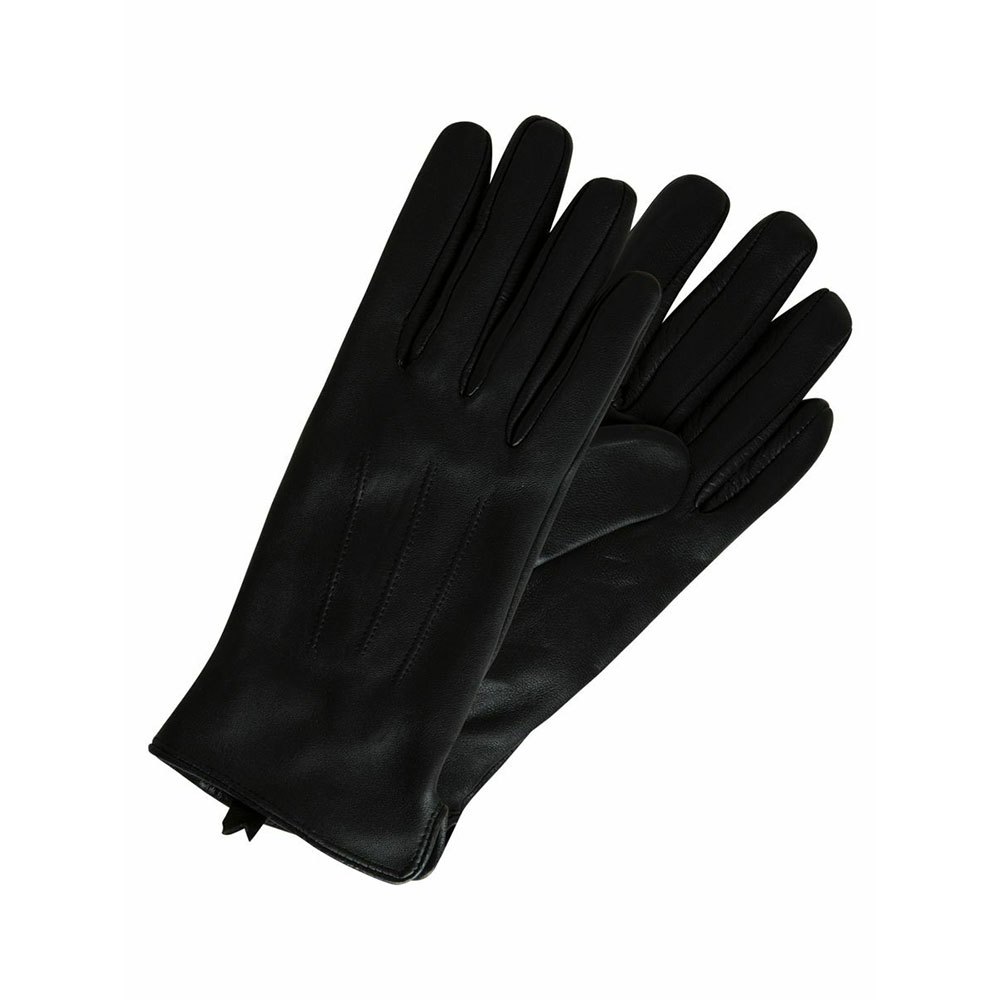 pieces nellie leather smart gloves noir m homme