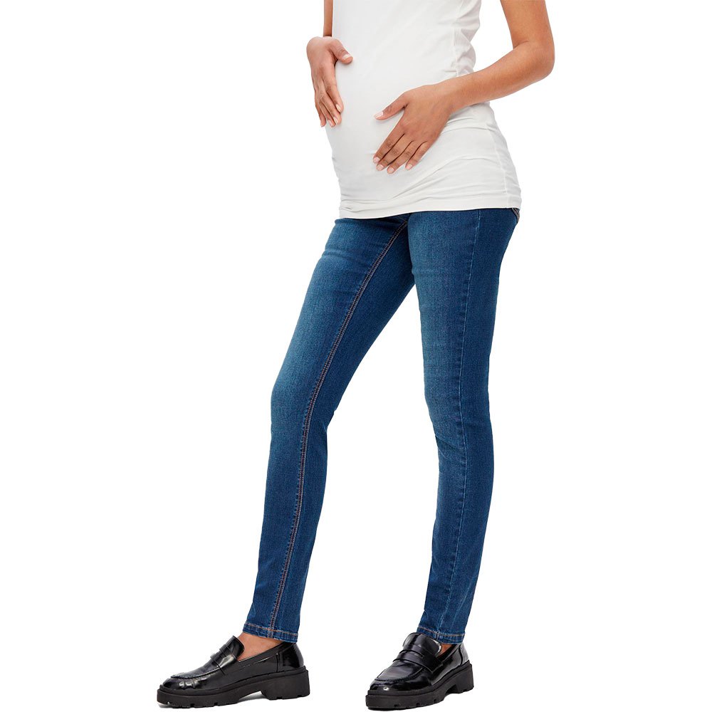 mamalicious lola maternity slim fit jeans bleu 26 / 32 femme