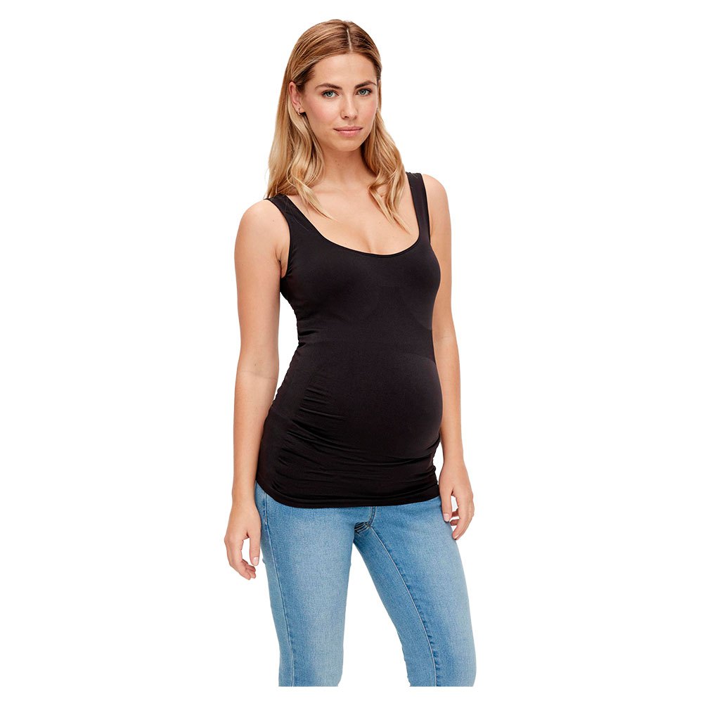 mamalicious heal maternity sleeveless t-shirt noir  femme