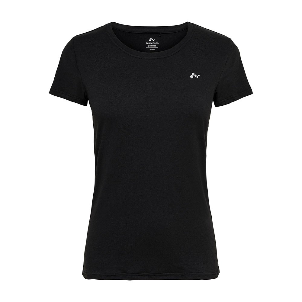 only play clarisa training short sleeve t-shirt noir m femme