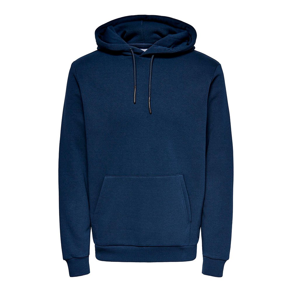only & sons ceres life hoodie bleu s homme