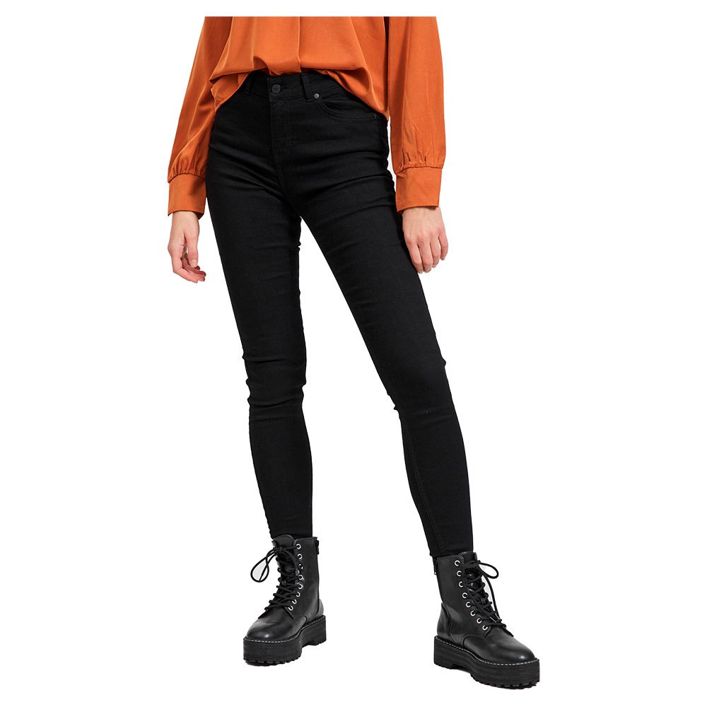 object skinny sophie mid waist jeans noir xs / 30 femme