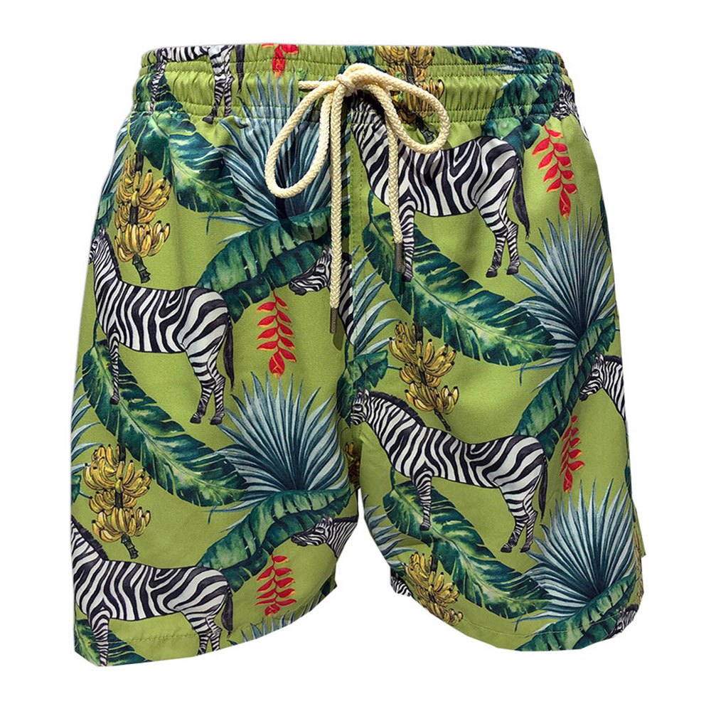 sebago zebra swimming shorts vert xl homme