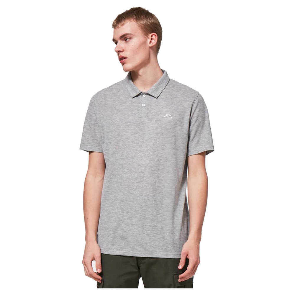 oakley apparel relax short sleeve polo gris xs homme